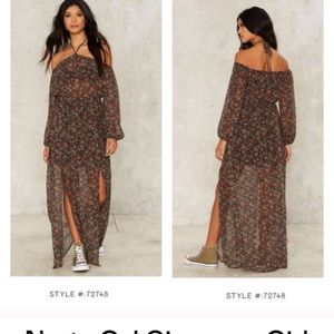 NastyGal Cinnamon Girl Maxi Dress
